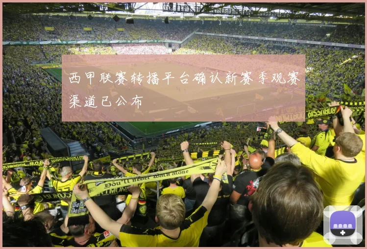 西甲联赛转播平台确认新赛季观赛渠道已公布