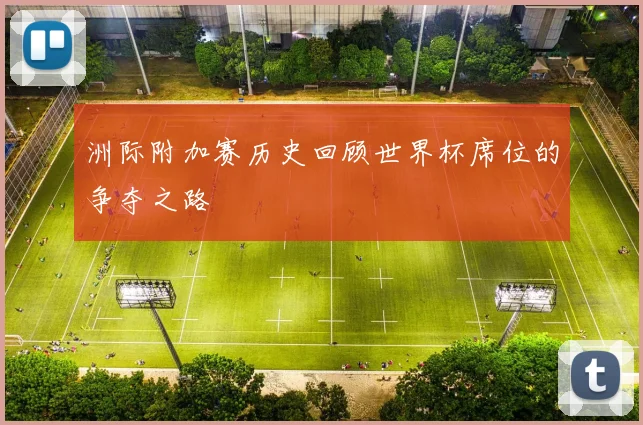 洲际附加赛历史回顾世界杯席位的争夺之路